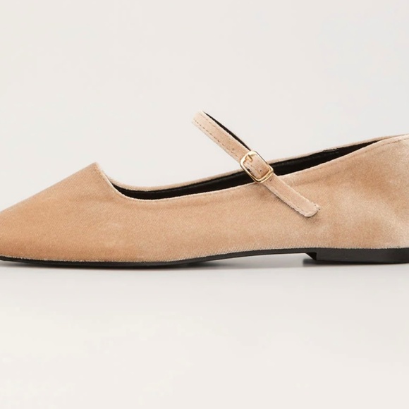 Velvet Ballet Flats - Picture 2 of 5